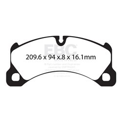 Klocki Ebc Yellow Stuff - DP42162R