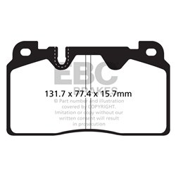 Klocki Ebc Yellow Stuff - DP42168R