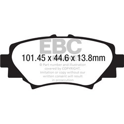 Klocki Ebc Yellow Stuff - DP42186R