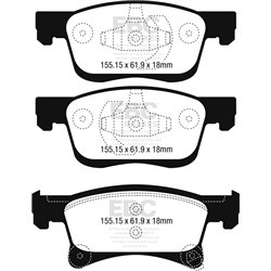 Klocki Ebc Yellow Stuff - DP42242R