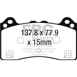 Klocki Ebc Yellow Stuff - DP42274R