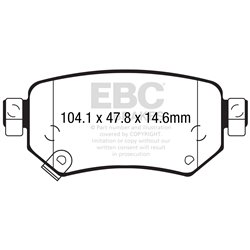 Klocki Ebc Yellow Stuff - DP42287R