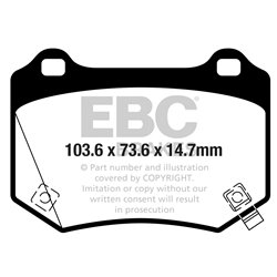 Klocki Ebc Yellow Stuff - DP42361R