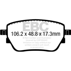 Klocki Ebc Yellow Stuff - DP42389R