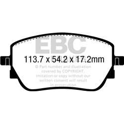 Klocki Ebc Yellow Stuff - DP42391R