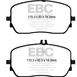 Klocki Ebc Yellow Stuff - DP42396R