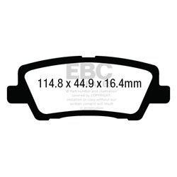 Klocki Ebc Yellow Stuff - DP43012R