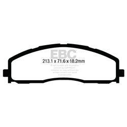 Klocki Ebc Yellow Stuff - DP43015R
