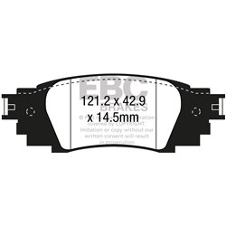 Klocki Ebc Yellow Stuff - DP43080R