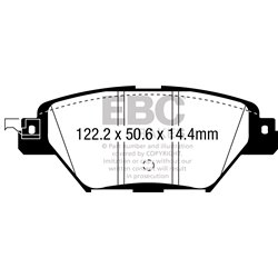 Klocki Ebc Yellow Stuff - DP43083R