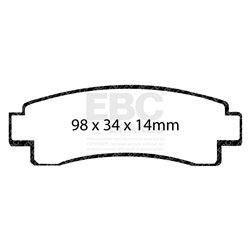 Klocki Ebc Yellow Stuff - DP4682R