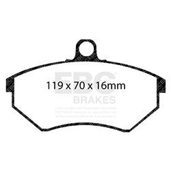 Klocki Ebc Yellow Stuff - DP4841R