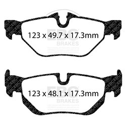 Klocki EBC Blue Stuff - DP52069NDX