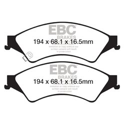 Klocki EBC Blue Stuff - DP52140NDX