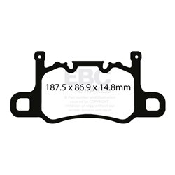 Klocki Ebc Blue Stuff - DP52207NDX