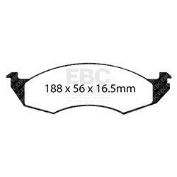 Klocki Ebc Green 6000 4x4 SUV - DP61269