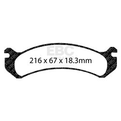 Klocki Ebc Green 6000 4x4 SUV - DP61305