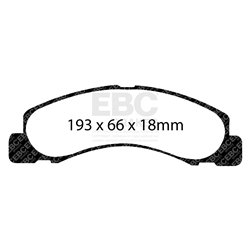 Klocki Ebc Green 6000 4x4 SUV - DP61308