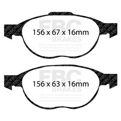 Klocki Ebc Green 6000 4x4 SUV - DP61524