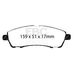 Klocki Ebc Green 6000 4x4 SUV - DP61603