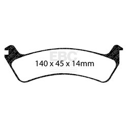 Klocki Ebc Green 6000 4x4 SUV - DP61608