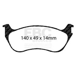 Klocki Ebc Green 6000 4x4 SUV - DP61631