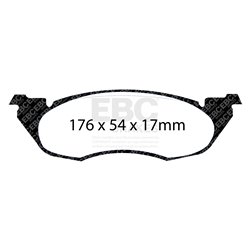 Klocki Ebc Green 6000 4x4 SUV - DP61632