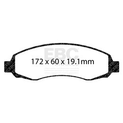 Klocki Ebc Green 6000 4x4 SUV - DP61647