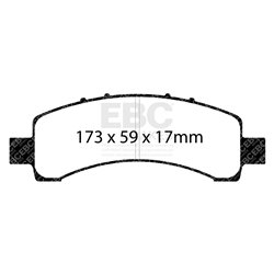 Klocki Ebc Green 6000 4x4 SUV - DP61667