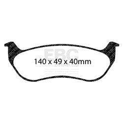 Klocki Ebc Green 6000 4x4 SUV - DP61673