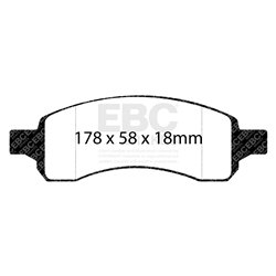 Klocki Ebc Green 6000 4x4 SUV - DP61761