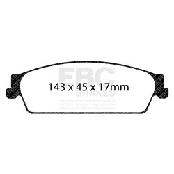 Klocki Ebc Green 6000 4x4 SUV - DP61780