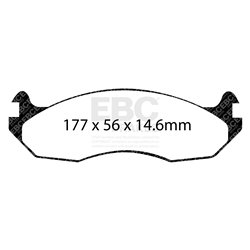 Klocki Ebc Green 6000 4x4 SUV - DP61782