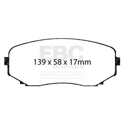 Klocki Ebc Green 6000 4x4 SUV - DP61794