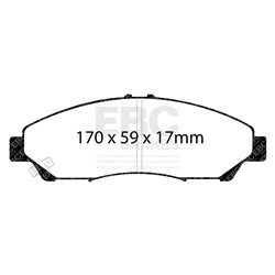 Klocki Ebc Green 6000 4x4 SUV - DP61801