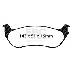 Klocki Ebc Green 6000 4x4 SUV - DP61805