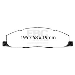Klocki Ebc Green 6000 4x4 SUV - DP61848