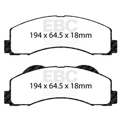 Klocki Ebc Green 6000 4x4 SUV - DP61855