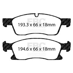 Klocki Ebc Green 6000 4x4 SUV - DP61871