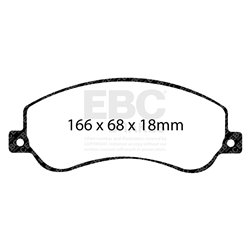 Klocki Ebc Green 6000 4x4 SUV - DP61917