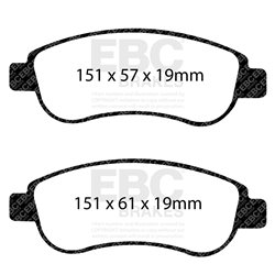 Klocki Ebc Green 6000 4x4 SUV - DP61951