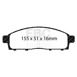 Klocki Ebc Green 6000 4x4 SUV - DP61963