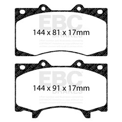 Klocki Ebc Green 6000 4x4 SUV - DP62125