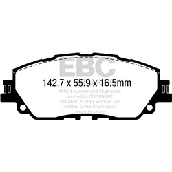 Klocki Ebc Green 6000 4x4 SUV - DP62378