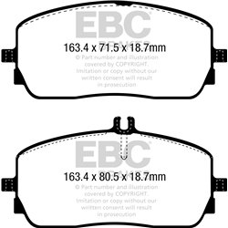 Klocki Ebc Green 6000 4x4 SUV - DP62390
