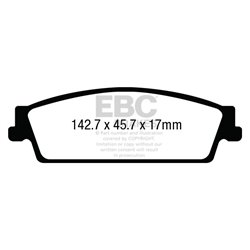 Klocki Ebc Green 6000 4x4 SUV - DP63022
