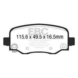 Klocki Ebc Green 6000 4x4 SUV - DP63031