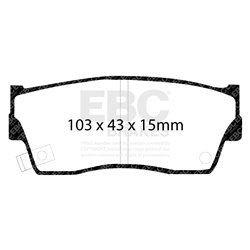 Klocki Ebc Green 6000 4x4 SUV - DP6774