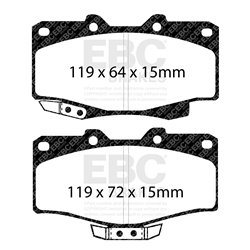 Klocki Ebc Green 6000 4x4 SUV - DP6807