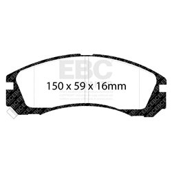 Klocki Ebc Green 6000 4x4 SUV - DP6954